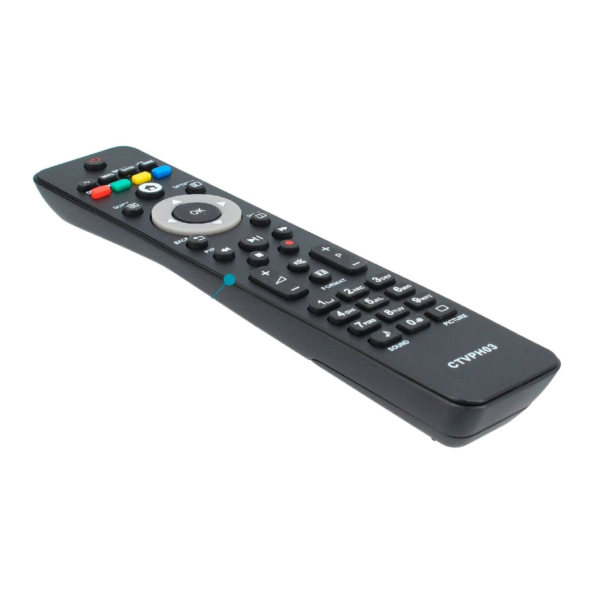Philips yleiskaukosäädin Musta